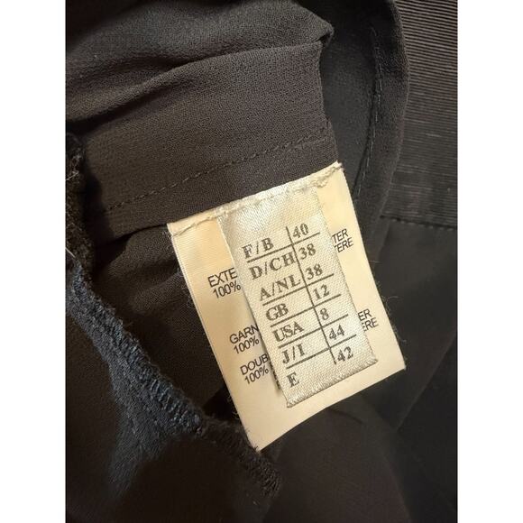 Weill Skirt Tiered Gold Buttons Regal Preppy Chic Classy Sz 8 - Picture 5 of 9